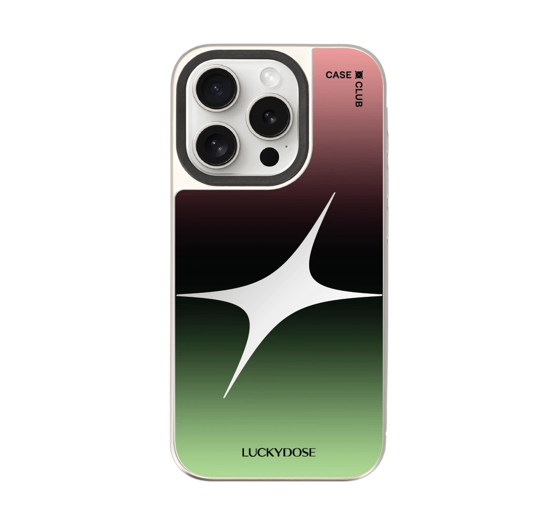 เคสกระจก iphone 15 pro magsafe luckydose สีมงคลวันอาทิตย์